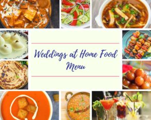 Weddings at Home Food Menus